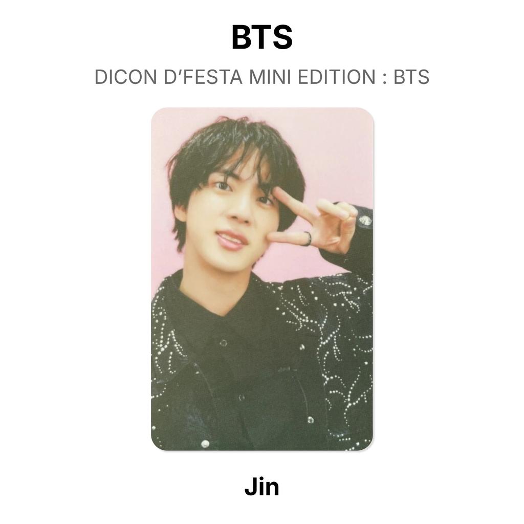 BTS DICON D’FESTA MINI EDITION : BTS Official Photocard