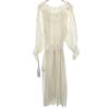 Unused GRACE CLASS Long Sleeve Frill Lace Long Dress 2-36 White Thin Women Used