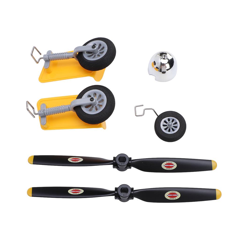 RC Flugzeug Ersatzteile Feine Verarbeitung Fahrwerk Räder Bugrad Propeller Verkleidung für