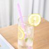 Colorful, Reusable PP Plastic Straw with Buckle - Perfect for Water or Tea Cups