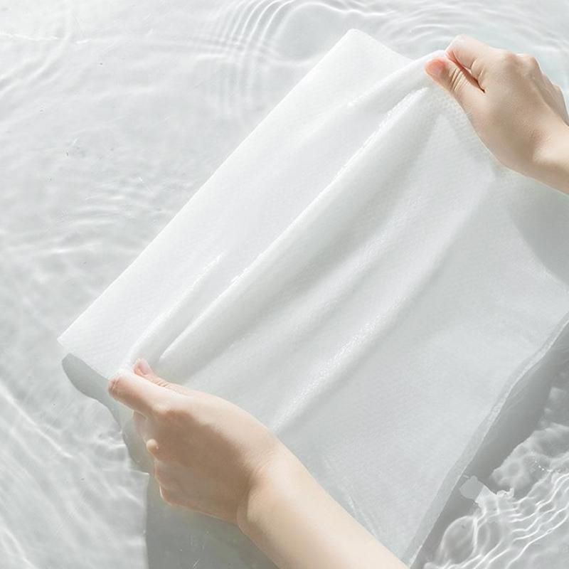 7/28pcs Disposable Washcloth Portable Travel Towel Thickened One-time Compressed Face Cleansing Beauty Square Towel