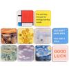 10 Piece Adhesive Acrylic Square Magnet Making Kit  Clear Refrigerator Magnet Design Set for Kitchen Cabinet Classroom