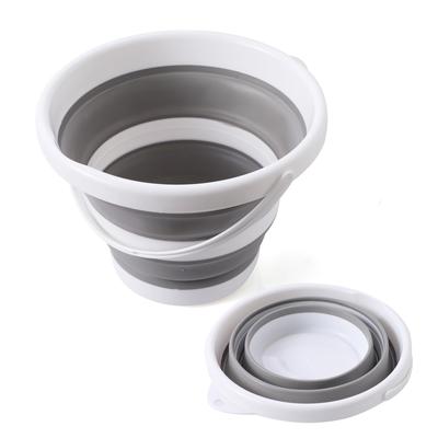 Eyliden Bucket Washtub Laundry Basket Tub Folding Bucket Foldable Washtub Easy To Store Laundry Silicone Cleaning Outdoor Car Fishing Multifunctional