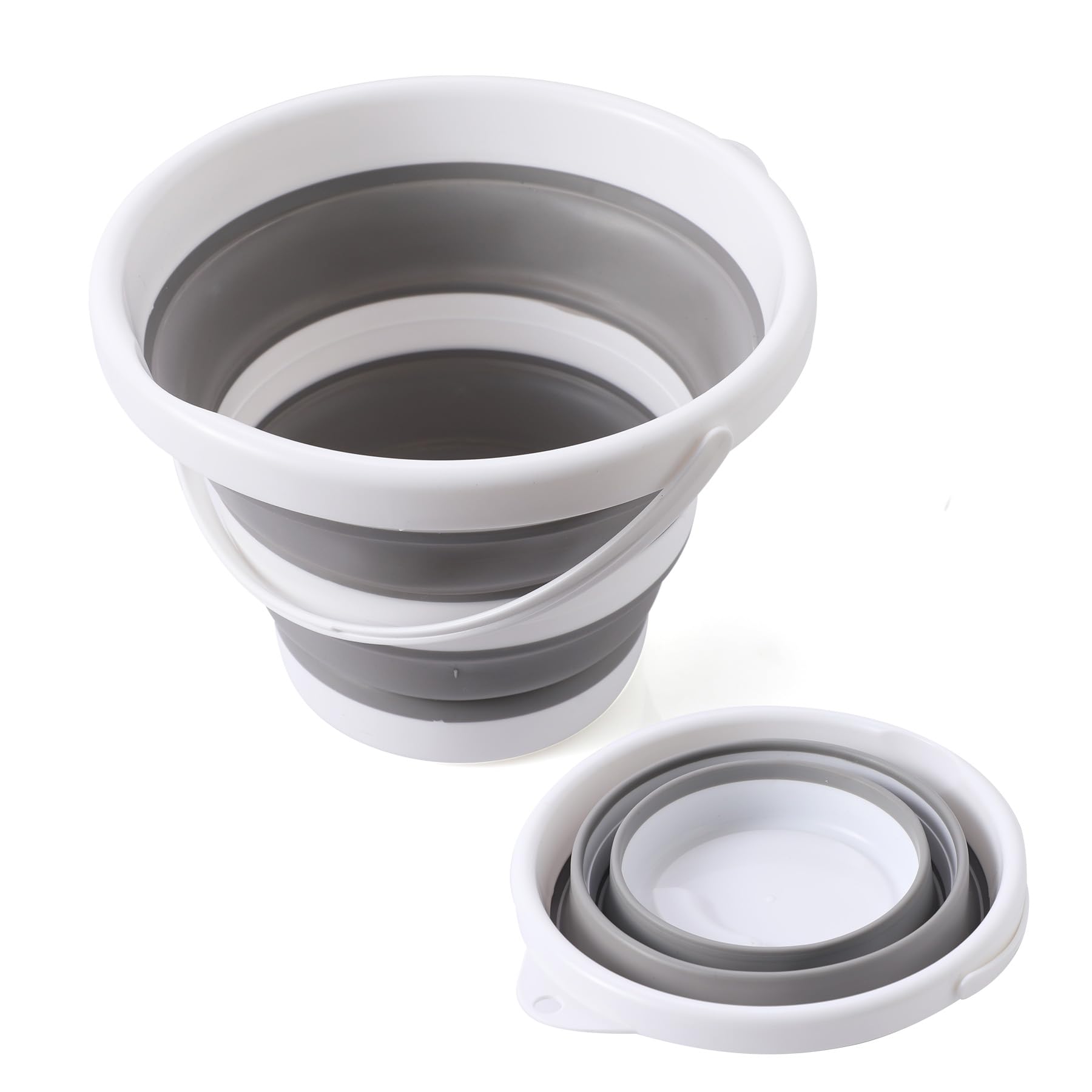 

Eyliden Ведро Таз Корзина для белья Складное ведро Складной таз Легко хранить Белье Силикон Чистка Уличный Автомобиль Рыбалка Многофункциональный