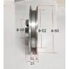 Motor Belt Drive Wheel 40mm 60mm 80mm 100mm V-belt Pulley, Single Groove, A- Type V-belt Pulley