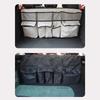 Car Seat Back Storage Bag With Multiple Pockets For Water Bottles Electronics Car Interior Organization