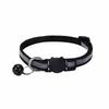 Reflective Cat Collar with Cartoon Cat Head & Colorful Bell