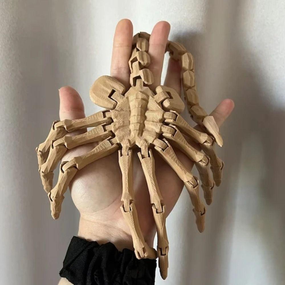 for Creative Collection Alien Face Hugging Insect Model With Flexible Joints Animal Model