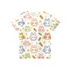 Kids Animal Print Crew Neck Short Sleeve Casual Loose Fit T Shirt Comfortable Lightweight Soft Fabric Suitable for Everyday Wear