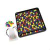 Peg Board Beads Game Creative Rainbow Matching for Travel Children 48 Pieces