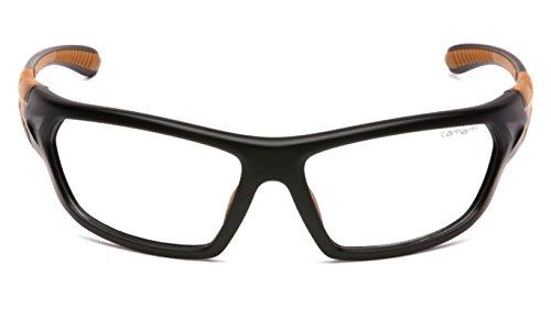 Carhartt Carbondale Safety Glasses, Clear Black, Free Size