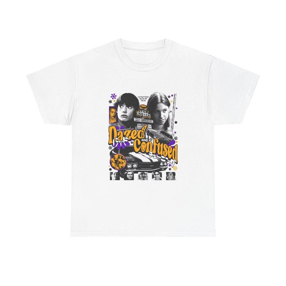 Dazed and Confused Tshirt Vintage Movie Poster Retro Texas Unisex Heavy Cotton00 Unisex T-Shirt XXXL