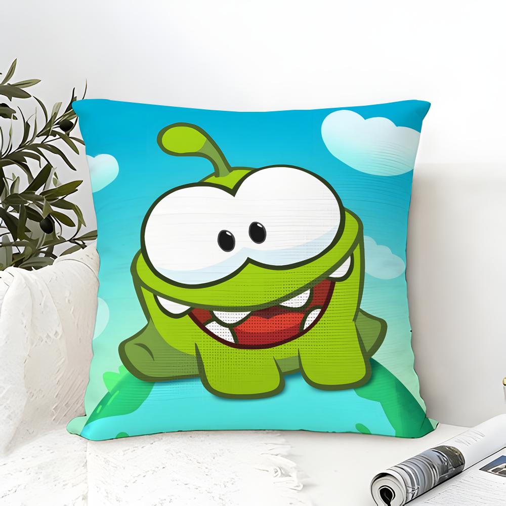 Puzzle Game C-Cut The Rope 1 Pillow Case Linen Pillow Case Sofa Home Decor Cushion Cover Cushion Cove