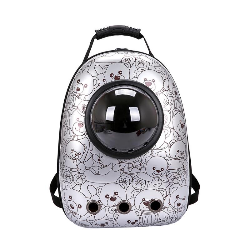 Space Capsule Cat Bag Pet Portable Breathable Backpack Outdoor Puppy Safety Bag