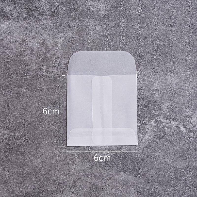 Elegant European Style Frosted Semi-Transparent Tracing Paper Envelopes for Artistic Postcards and Business Invitations