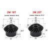 1:1 Roată dințată conică spirală de oțel de precizie 1M 30T 6MM 1.5M 15/18/20/22/24/25 Dinți 2M 15/18/20 Dinți Oțel Carbon ROATĂ BUNĂ