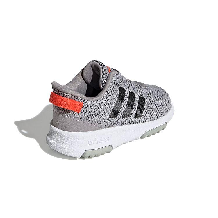 Adidas Neo Racer TR21 Breathable Low-Top Walking Shoes Baby Shoes Gray Black EE9010