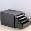 M&G Desktop 4-Drawer Locking File Cabinet