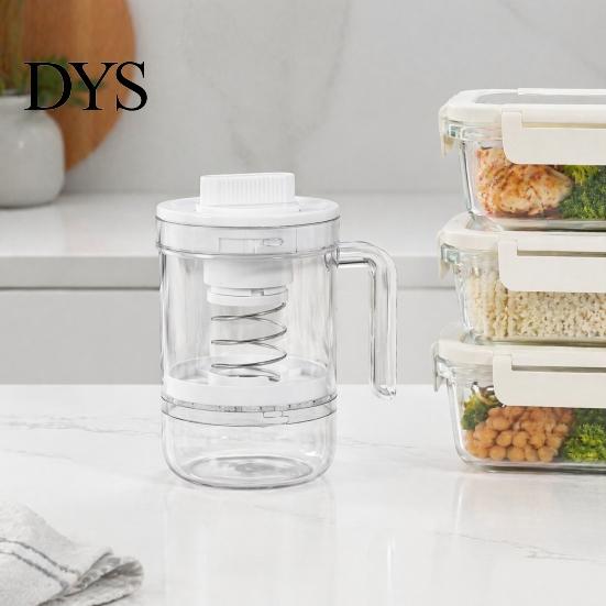 Healthy Food Prep Tools Greek Yogurt Strainer, Spiral Pressing Structure Making Kit, Effective Separation Kitchen Filter of Whey Presser, Thick Creamy