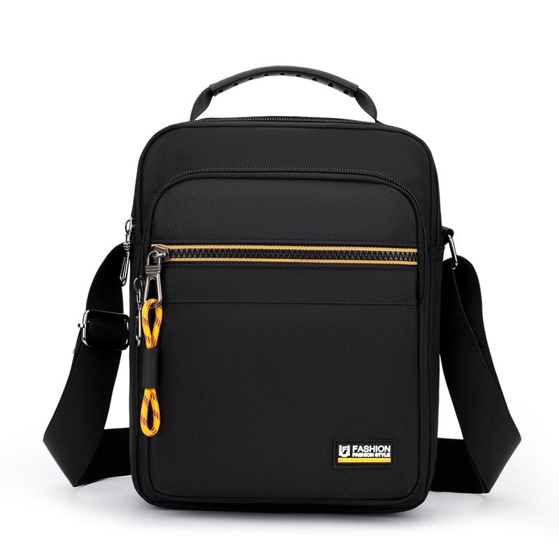 Men s Oxford Crossbody Messenger Bag – Large Capacity Shoulder Sling with Multi-Pockets for Business & Travel