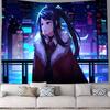 Hot Cool Game Va-11 Hall-A Tapestry Decoration Bedroom Dormitory Background Cloth Holiday Home Party Living Room Club Tapestry