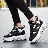 Kids Roller Skates Shoes 6-15 Years Old Four-wheel Deformation Can Walk Can Skate Skates Girl Runaway Shoes