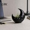 Blumentopf mit Weinranken-Textur, Halbmond-Pflanzgefäß, Künstlerischer Stern-Pflanzenhalter, Elegant geformtes Pflanzgefäß für Innen- und Außenbereich, Heimdekoration, Geschenk für Liebende