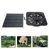 Solar Panel Fan Kit Solar Exhaust Fan 100W Solar Powered Panel with 10inch Round Fan for Greenhouse Shed Chicken Coop
