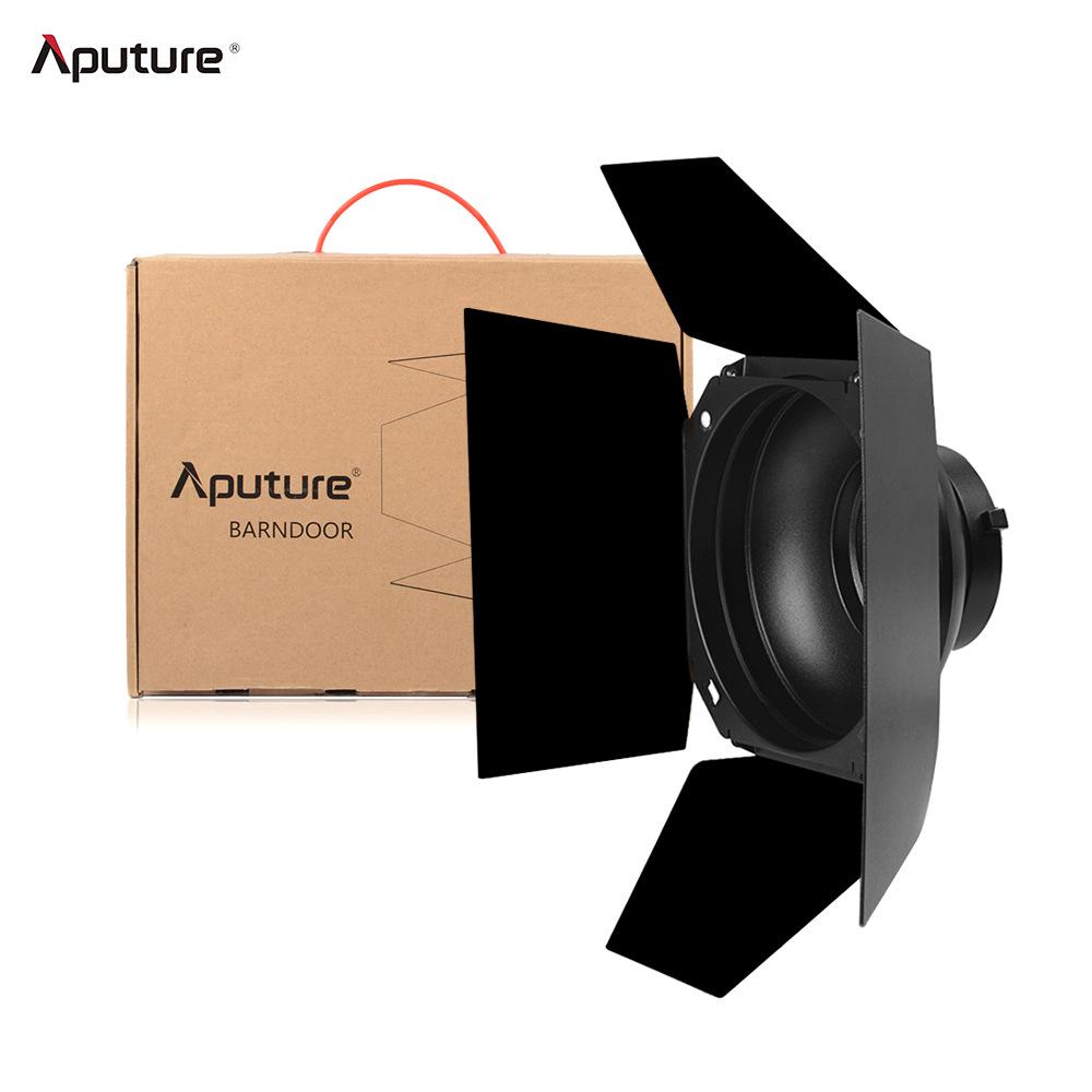 Aputure Four-Leaf Barndoors Light Shaper for Bowens Mount, Compatible with LS120DII & LS300D Barndoors