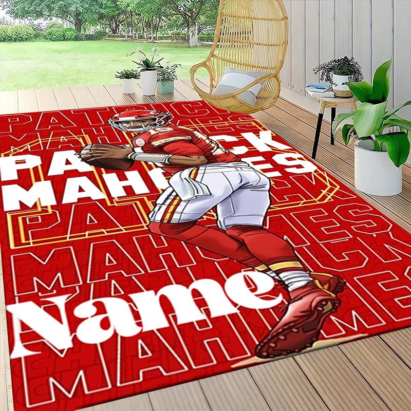 Custom Name "Thunderstorm Arsenal Crest" Carpet Rug Customizable Soft Washable Anti-Slip Home Living Room Sofa Mats Personalized Rug. 0909422
