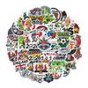 World Cup Soccer Stickers 50pcs DIY Scrapbook Decals Football Souvenir Decorations