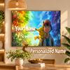 Pikachu Custom Name Diamond Painting Personalized 5D Full Drill DIY Diamond Art Home Decor