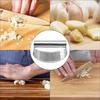 Garlic Press Rocker Manual Garlic Crusher Garlic Masher Ring Rustproof Garlic Crusher Tool With Ergonomic Handle Kitchen Gadget