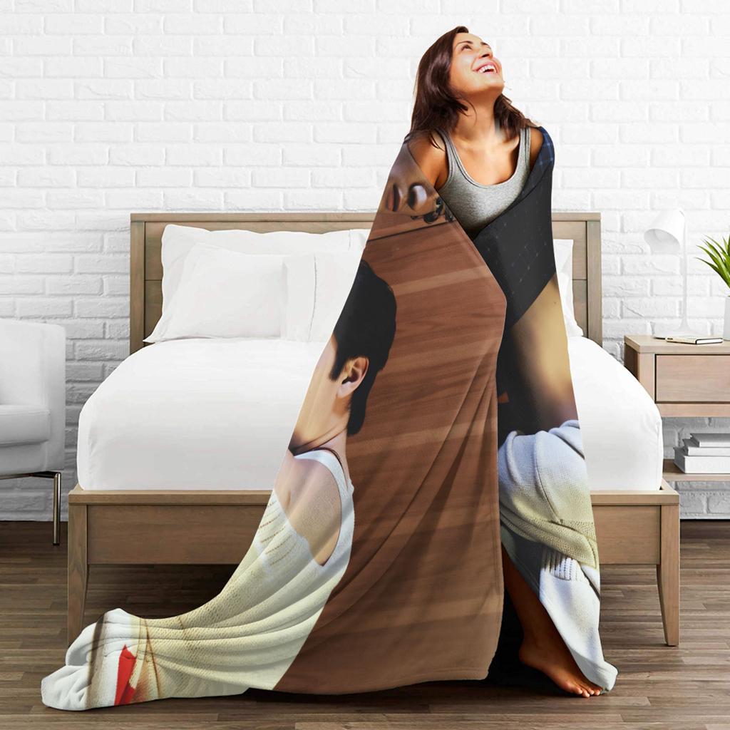 Heated Rivalry Flannel Blankets  Soft Durable Throw Blanket for Living Room Travel Office Print Bedspread Sofa Bed Cover