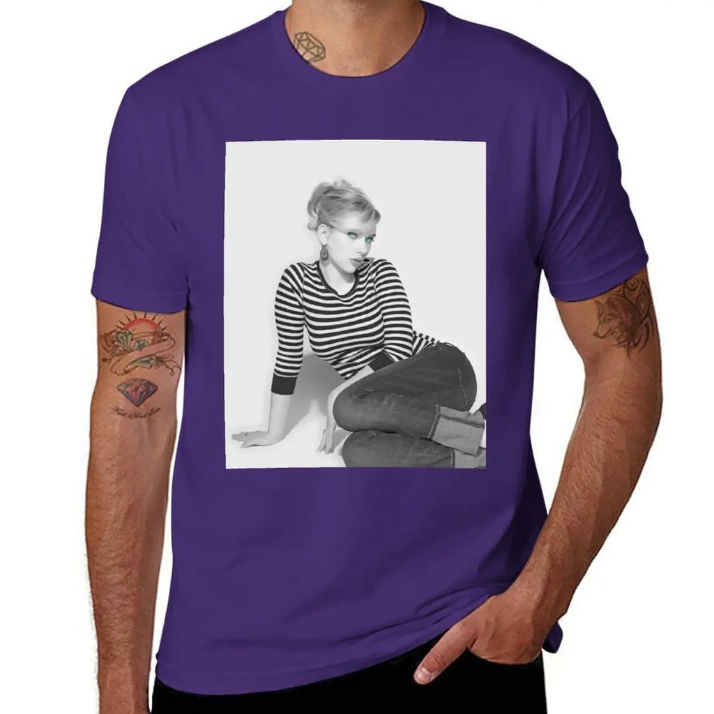 Mrs. Johansson 3 T-Shirt cute tops heavyweights sublime funny t shirts