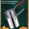 Kitchen Anti-Splash Deep Frying Pot Versatile Large Capacity Kitchen Pot For Camping
