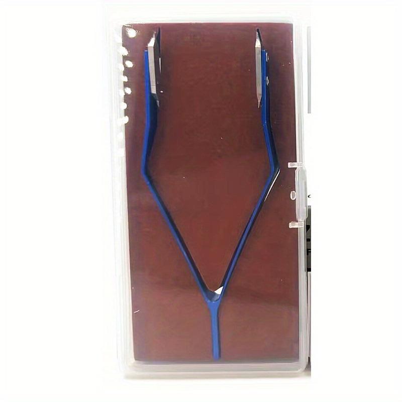 Professional Stainless Steel V-Type Watch Band Tweezer - Precision Spring Bar Removal Tool for Watches, Bracelets & Jewelry Repair with Ergonomic