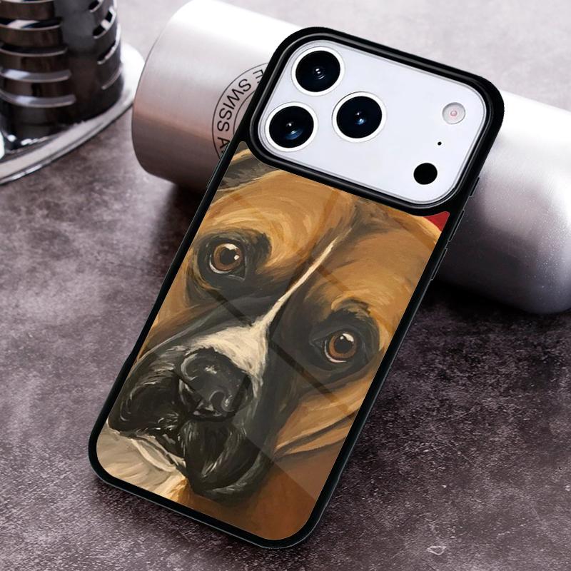 Boxer Dog Phone Case For iPhone 17 16 15 14 13 12 11 Pro Max Plus 17Air Soft Silicone Cover