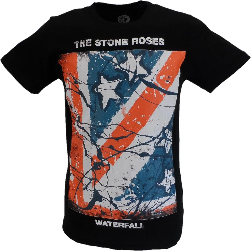 Unisexs Official Licensed Black The Stone Roses Waterfall S