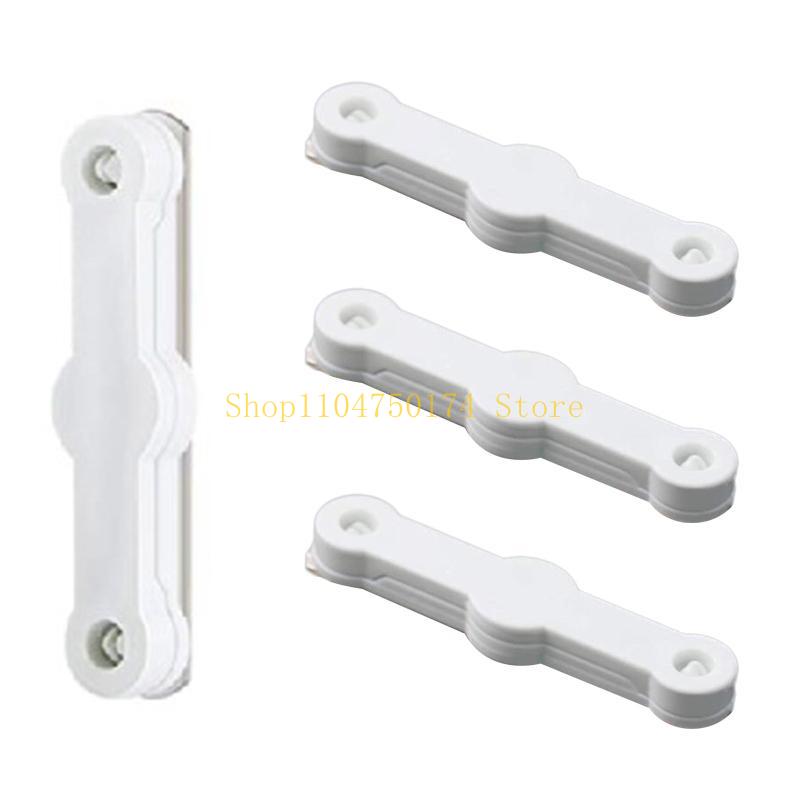 Kunststoff Fenster Fliegengitter Befestigungsclip für Zuhause Büro Schwerlast Vorhänge Klebeklemme Langlebiger Fliegengitter Montageclip Top Verkauf