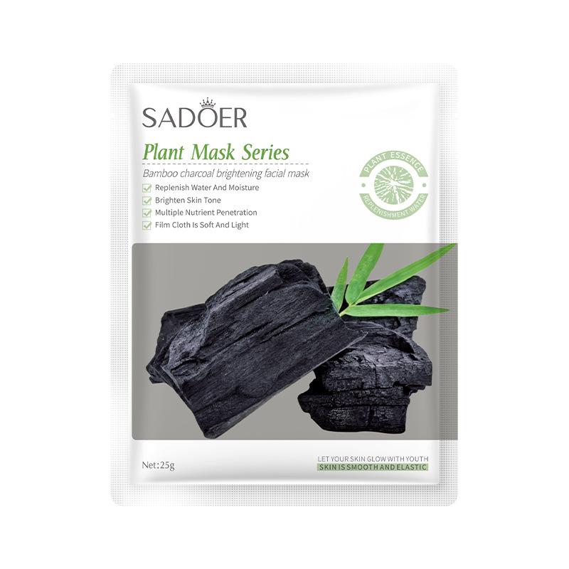 

Маска с бамбуковым углем, упаковка 25 г, увлажняющая маска для омоложения кожи SADOER 1pcs