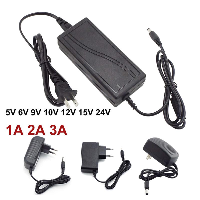 AC 220V to DC 5V 9V 12V 24V 1A 2A 3A 4A 6A 1000ma Power Supply Adapter Transformer led strip driver wall Charger EU AU plug