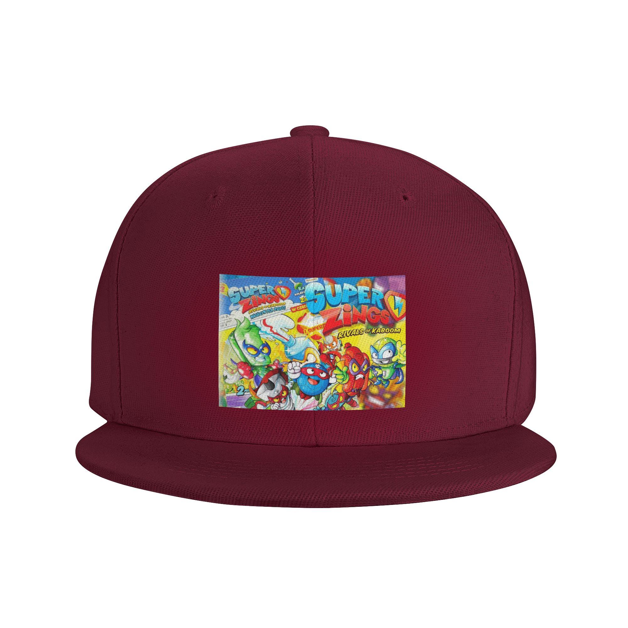 

New Super Zings Cartoon Game Superzings Baseball Caps Snapback Fashion Baseball Hats Casual Casquette Outdoor for Unisexs Womens One Size
