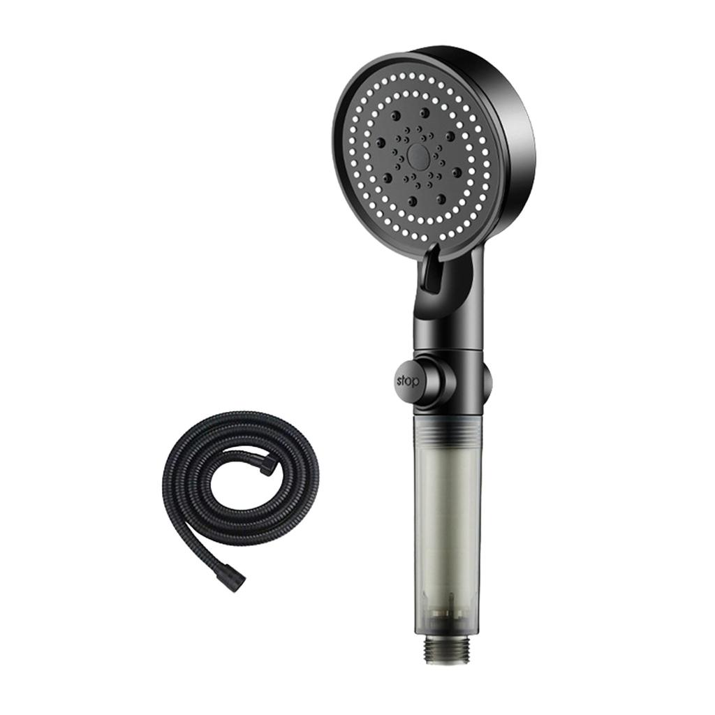 Bathroom Hand Held Shower Head Water Saving Pressure Shower Device for Cleaning Tile Corner Toilet