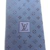 Louis Vuitton M75988 kravata námořnická modrá hedvábná pánská