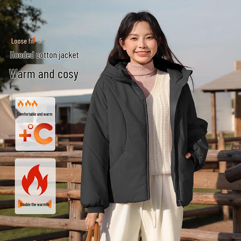 Baleno Women s Hooded Warm Padded Puffer Jacket XL