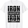 Iron Sharpens Iron - Proverbs 27 17 Christian Bible Verse T-Shirt