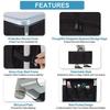 Folding Outdoor Kitchen Cupboard Storage Shelf Table