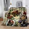 Gothic Style Blanket Comfortable Suitable for Livingroom Office Bed All-Season Use Stylish Decor Birthday Christmas Gift Blanket