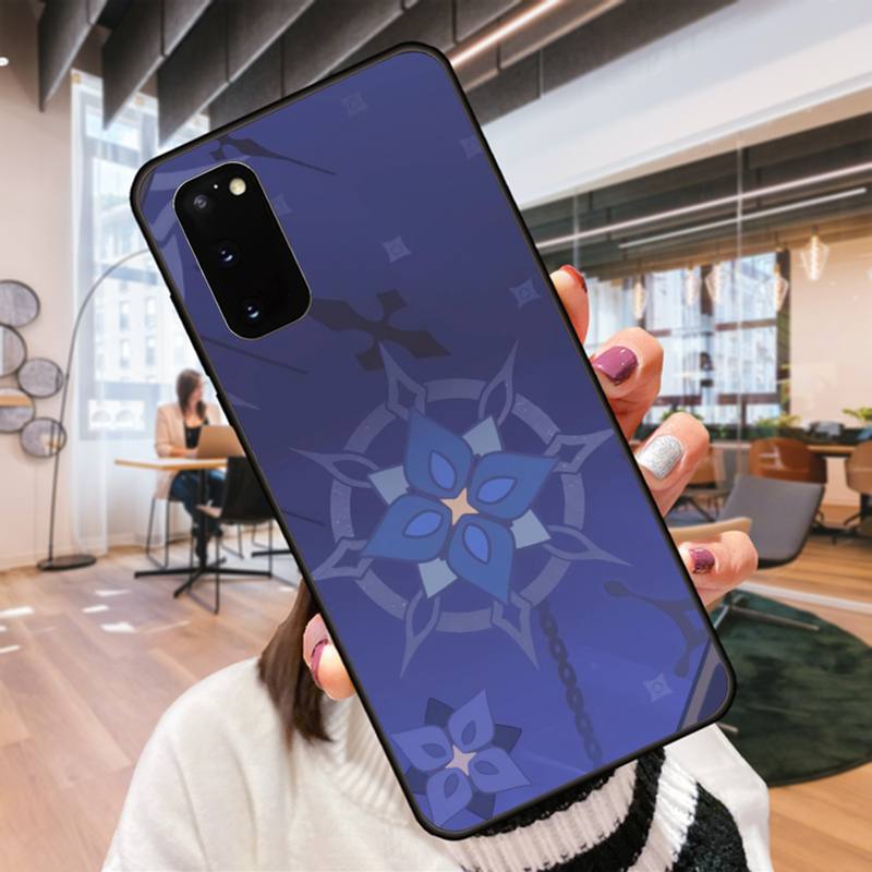 Husă de Telefon cu Icoane Genshin Impact Pentru Samsung Galaxy S9 S9plus S20 5G S20 ULTRA 5G S20 Plus 5G S21 S30 Husă